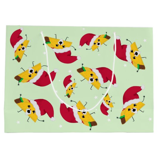 Taco Weihnachtsgeschenk-Tasche Große Geschenktüte (Rückseite)