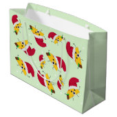 Taco Weihnachtsgeschenk-Tasche Große Geschenktüte (Rückseite Schrägansicht)