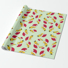 Taco Weihnachtswrapping Paper Geschenkpapier
