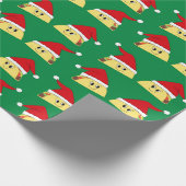 Taco Weihnachtswrapping Paper Geschenkpapier (Ecke)