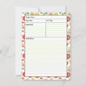 Taco-Zeit-Rezept-Karten Einladung (Vorderseite)