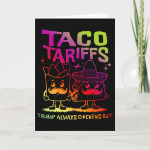 Taco-Zölle Trump kneift immer Karte