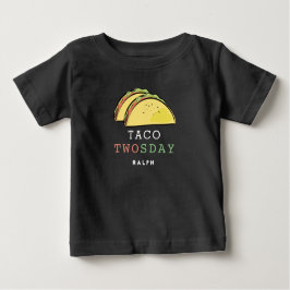 Taco Zweitägige Dienstag, 2. Geburtstag Junge Baby T-shirt