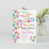 Taco'about a baby Mexiko fiesta baby dusche Einladung (Stehend Vorderseite)