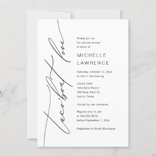 Taco'bout Liebe, Brautparty Party Celebration Einladung