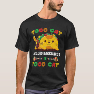 Tacocat als Rückwärtsrichtung ist Tacocat für Taco T-Shirt