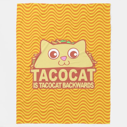 Tacocat Backwards II Epica Fleece Blanket (Vorderseite)