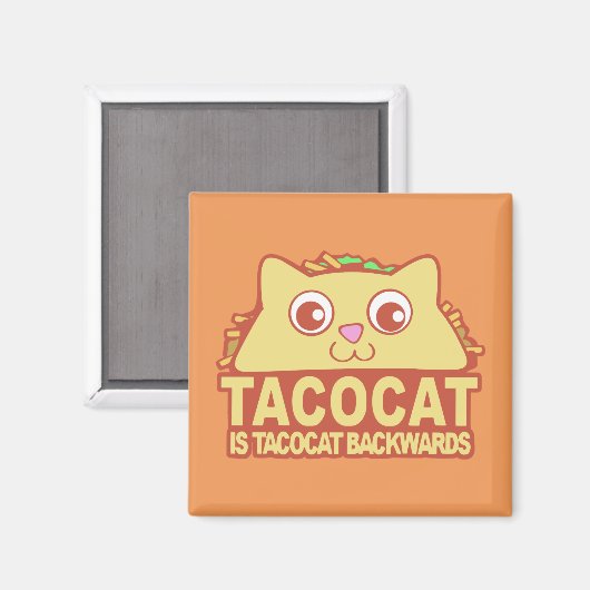 Tacocat Backwards II Magnet (Vorderseite/Rückseite)