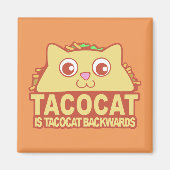 Tacocat Backwards II Magnet (Vorne)