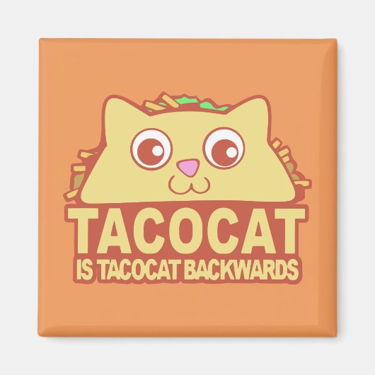 Tacocat Backwards II Magnet (Vorne)