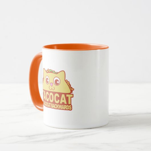 Tacocat Backwards II Tasse (Vorderseite Links)