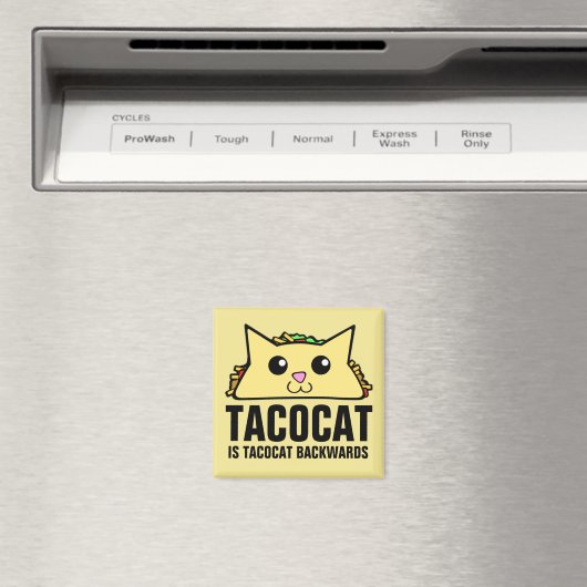 Tacocat Backwards Magnet (In Situ (Geschirrspüler))