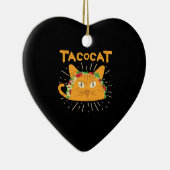 Tacocat buchstabierte ist rückwärts Tacocat Keramik Ornament (Rechts)