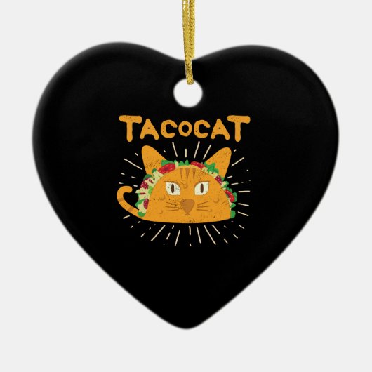 Tacocat buchstabierte ist rückwärts Tacocat Keramik Ornament (Vorne)