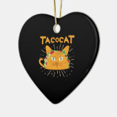 Tacocat buchstabierte ist rückwärts Tacocat Keramik Ornament (Links)