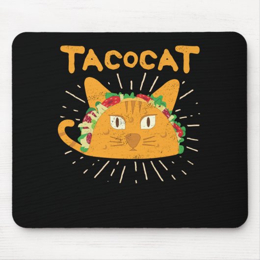 Tacocat buchstabierte ist rückwärts Tacocat Mousepad (Vorne)