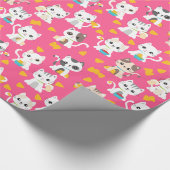 Tacocat Burrito und Taco Katzen Niedlich Geschenkpapier (Ecke)