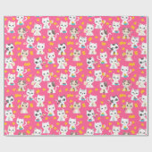 Tacocat Burrito und Taco Katzen Niedlich Geschenkpapier (Flach)