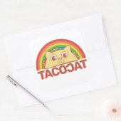 TacoCat Deluxe B Square Sticker (Umschlag)