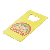 Tacocat Deluxe Geldbeutel Flaschenöffner (Vorderseite Schrägansicht)