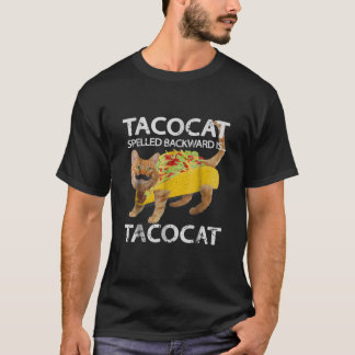 Tacocat Funny Cat Taco Lover T-Shirt Kitty Tacos