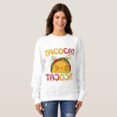 Tacocat - Funny Taco Cat Sweatshirt (Vorne ganz)