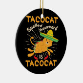 Tacocat grafischer Cinco Taco Des Mayo Katze Keramik Ornament (Rechts)