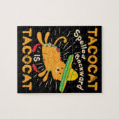 Tacocat grafischer Cinco Taco Des Mayo Katze Puzzle (Horizontal)