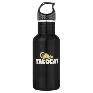 Tacocat-Katze Edelstahlflasche