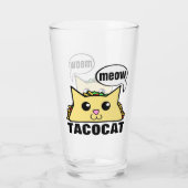 Tacocat Meow Glass Glas (Rückseite)