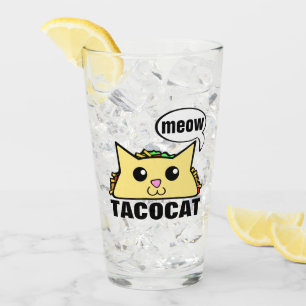 Tacocat Meow Glass Glas