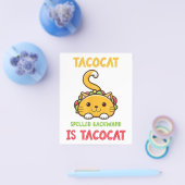Tacocat rückwärts geschrieben ist Tacocat Funny Ca Flyer (Einzeln)