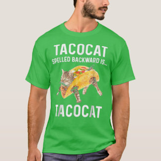 Tacocat rückwärts geschrieben ist Tacocat-Liebe Ka T-Shirt
