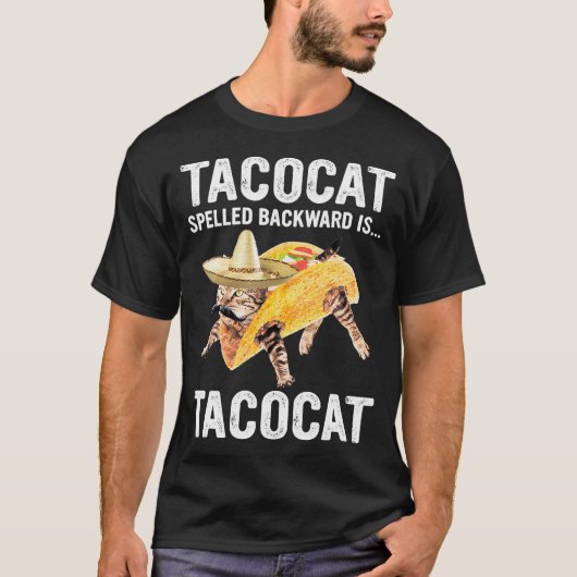 Tacocat rückwärts geschrieben ist.. Tacokat für Ta T-Shirt (Vorderseite)