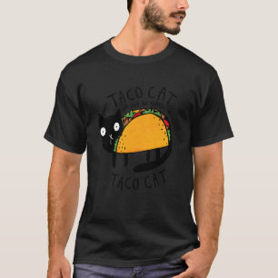 Tacocat Rückwärts Geschrieben Lustige Taco Kat Cin T-Shirt