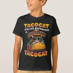 Tacocat-Shirt rückwärts geschrieben Taco Cat Cinco T-Shirt