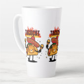 Tacocat Spelled Backwards Is Tacocat Milchtasse (Linke Ecke)