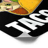Tacocat Spelling Backed Funny Cat Geschenke Männer Poster (Ecke)