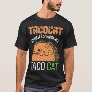 Tacocat Spelling Backed is Tacocat Funny Cat T-Shirt