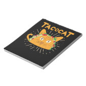 Tacocat-Spelling ist Tacocat Cat Taco Notizblock (Rotiert)