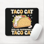 Tacocat-Spur rückwärts Taco Katze mexikanisch Mousepad (Mit Mouse)