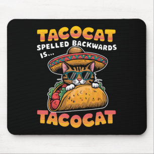 Tacocat Spürte Kekse Shirt Cat Cinco De Ma Mousepad