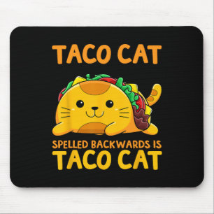 Tacocat Spürte Kekse Shirt Cat Cinco De Ma Mousepad