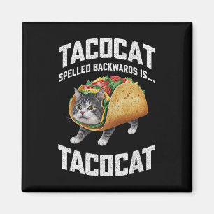 Tacocat zurückgeschrieben ist Tacocat Shirt Taco C Magnet