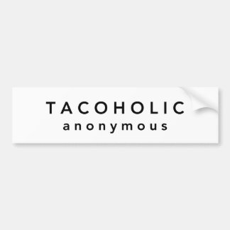 TACOHOLIC anonym Autoaufkleber