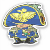 Tacoleon Tinyhand Zollschnitt Aufkleber (Vorderseite)