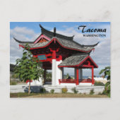 Tacoma, Chinesisches Pavillon-Foto Postkarte (Vorderseite)