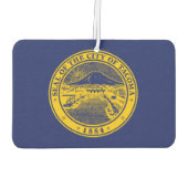 Tacoma City Flag Autolufterfrischer (Rückseite)