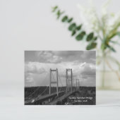 Tacoma Narrows Bridge Postcard Postkarte (Stehend Vorderseite)