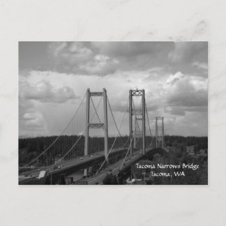 Tacoma Narrows Bridge Postcard Postkarte